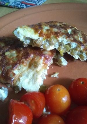 Una foto de Tortilla de arvejas para 1