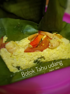 Foto resep Botok tahu udang