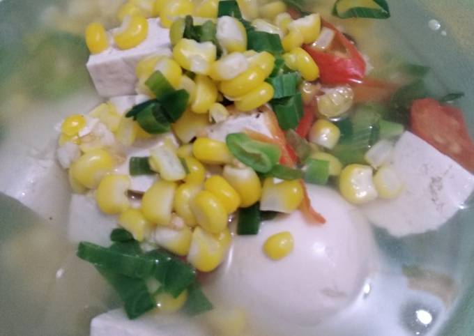 Resep Sayur jagung dan tahu kukus Anti Gagal