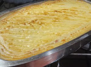 Una foto de Pastel de papa a la pechuguita (corazón de muzzarella😍)