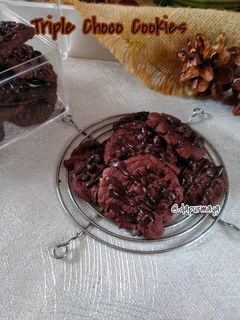 Foto resep Triple Choco Cookies