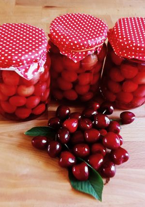 Régi módi cseresznyebefőtt recept fotója