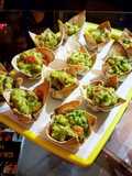 Canastitos de tortilla con guacamole