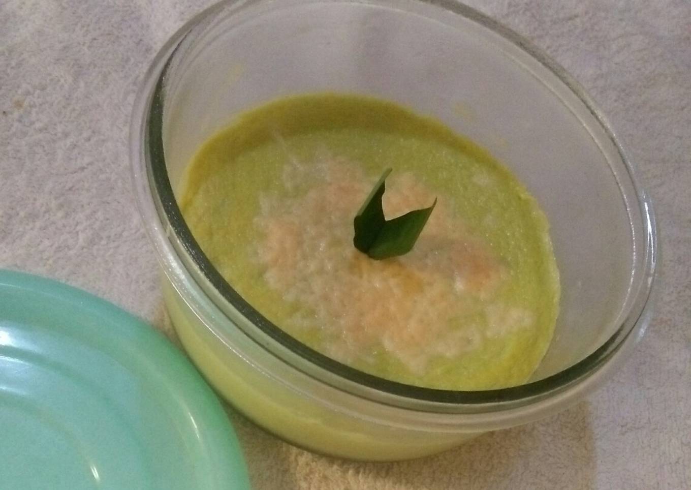 Snack mpasi 9m+ : Roti pandan keju kukus