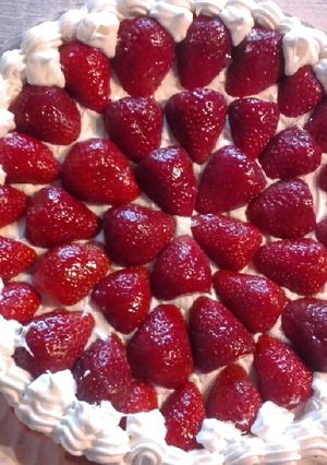 Una foto de Tarta de frutillas