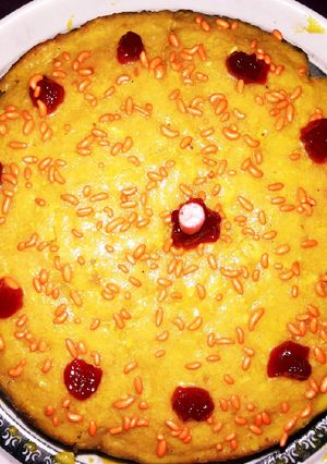 A picture of Orange flavoured cake.