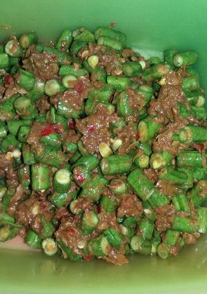 Foto resep Karedok/pencok kacang panjang (mentahan)