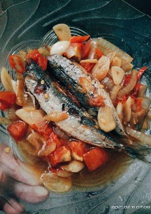 Foto resep Tumis pedas ikan cue keranjang / pindang