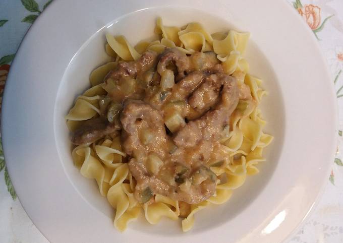 Recipe of Homemade Finnish Beef Stroganoff