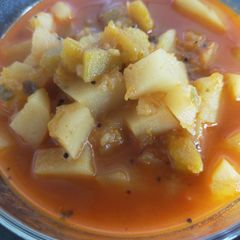 Potato Pumpkin curry A picture of Potato Pumpkin curry.