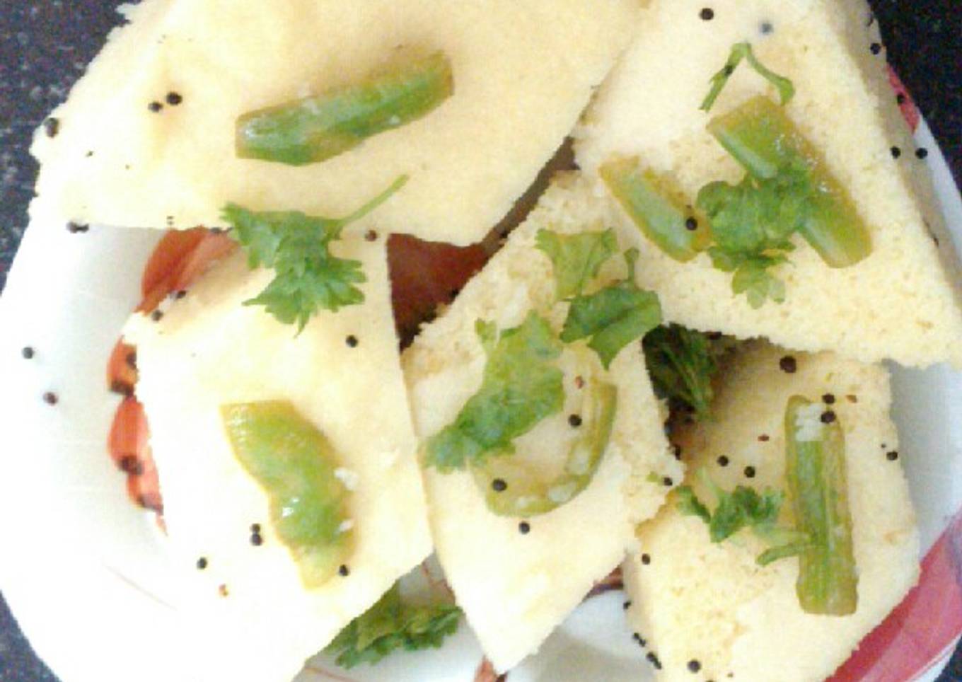 Khaman daal Dhokla taste of gujrat