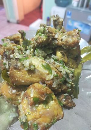 Foto resep Ayam Cabe Hijau Daun Jeruk