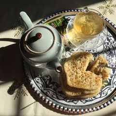 A picture of Baghrir - Moroccan Semolina Pancakes.