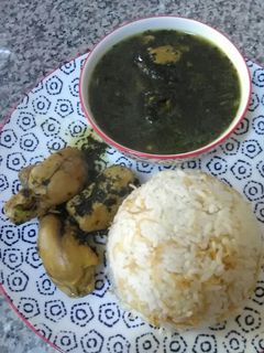 صورة لوصفة ملوخيه ناعمه ورز 😋👏