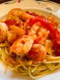 Quick Spaghetti with Shrimp 🍤