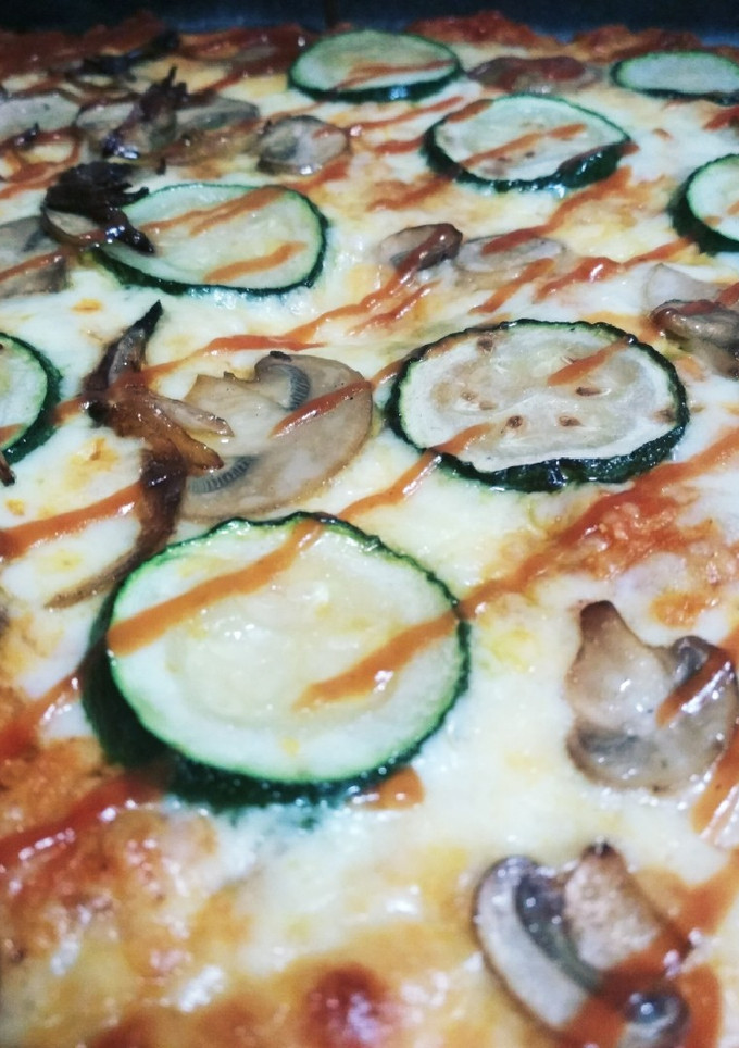 Una foto de Pizza barbacoa (de albóndigas)