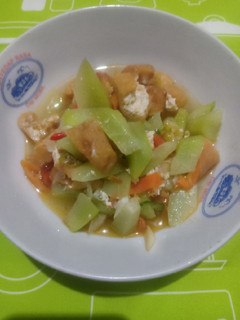 Foto resep Tumis labu Siam tahu#MmAnna2022🌶️🍅🧄