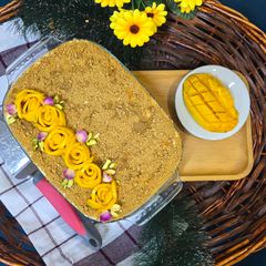 A picture of Mango Float dessert 🇵🇭.