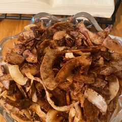 A picture of Coconut crisps🥥🥥🥥.