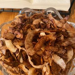 A picture of Coconut crisps🥥🥥🥥.