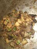 Tumis Hati Kentang Daun Bawang