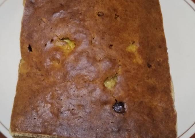 Resep Banana cake moist spekuk pakai susu UHT No Mixer, Sempurna