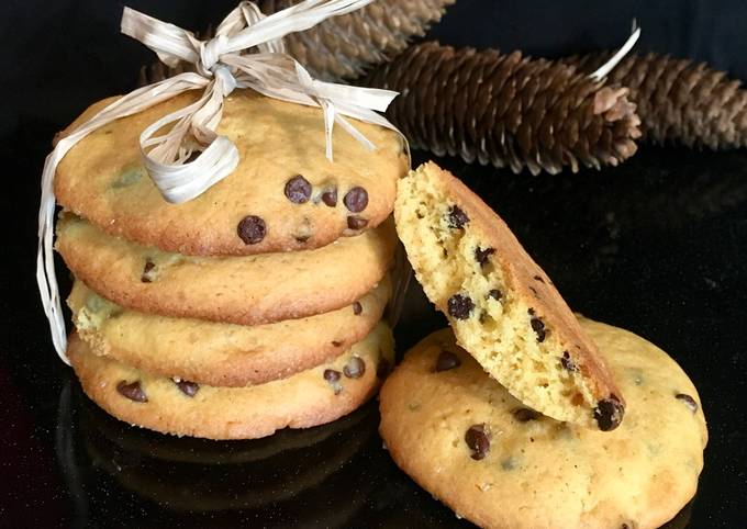 Cookies con gocce di cioccolato