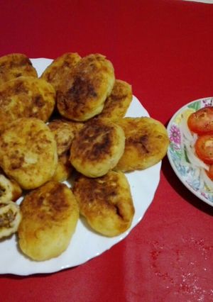 Una foto de Bombas de papas rellenas
