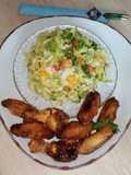 Asiatische Chicken-Wings mit Spitzkohlsalat