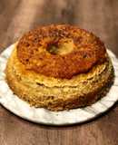 Budín de pan con pan de masa madre