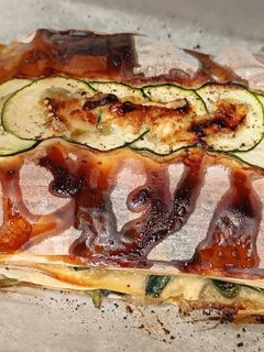 Una foto de Milhojas de espinacas con pasta filo