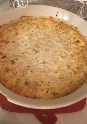 A picture of Cheesy Bacon Dip.