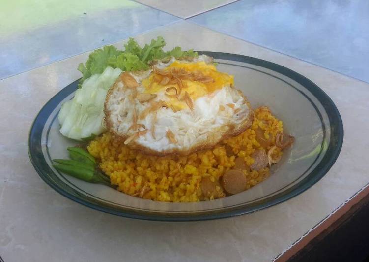 Nasi kuning goreng ala warung nita daksa