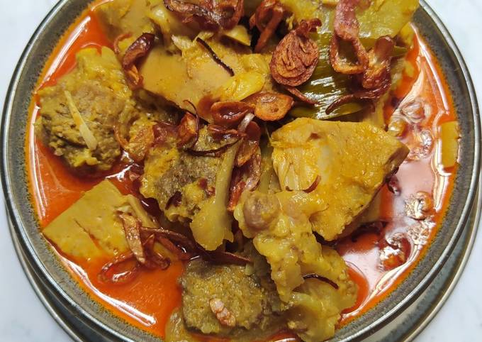  Cara termudah membuat Gulai Nangka ala Padang yang enak