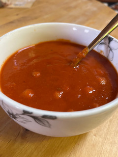 A picture of Chick Pea & Tomato Soup 🍅.