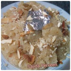 A picture of Suji ka halwa.