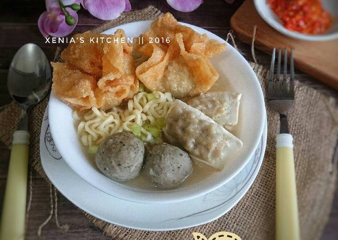 Resep Bakso Malang Bakwan Malang Oleh Retno Nia Sari Xenia S Kitchen Cookpad