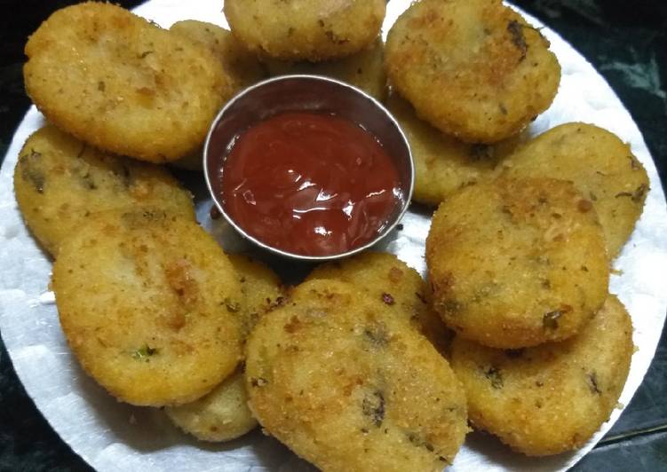Simple Way to Prepare Perfect Semolina potato nuggets healthy snacks