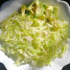 A picture of Steamed cabbage.