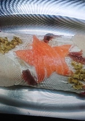 Una foto de Pastel de patata y ahumados