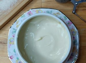 Une photo de 🌿Crème ''comme de la Mascarpone '' au tofu Soyeux (version sucrée)