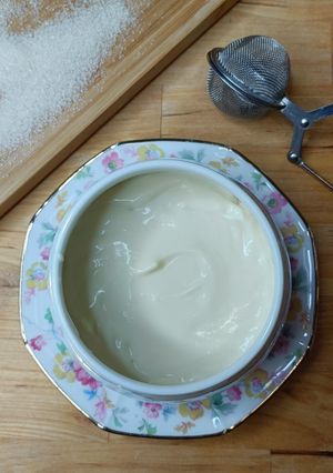 Une photo de 🌿Crème ''comme de la Mascarpone '' au tofu Soyeux (version sucrée)