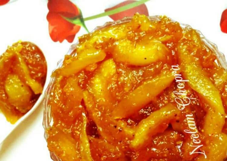 Recipe of Favorite Kache Aam ka Khatta Meetha Achar