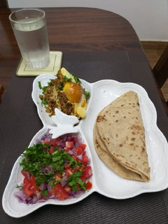A picture of Minced Meat n Egg#Theme Challenge.