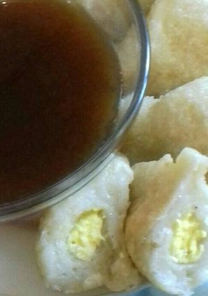 Foto resep Pempek teri nasi isi telur