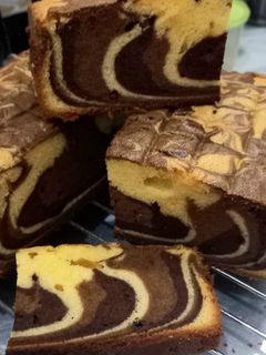 Foto resep Bolu macan bangka / zebra cake