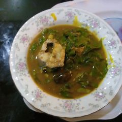 A picture of Oha soup.