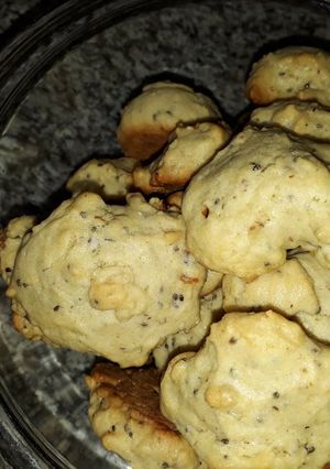 Una foto de Galletitas de nuez y chía