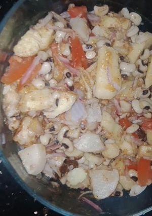 A picture of Sweet potatoes mix chaat.