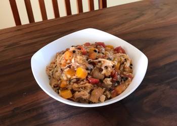 Easiest Way to Prepare Tasty Noom Friendly Instant Pot Brown Rice Chicken Risotto